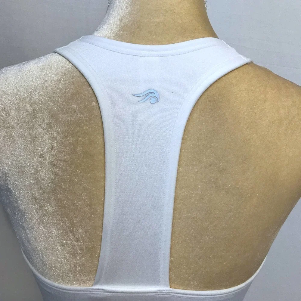 Ideology NWT White Performance Sports Bra Women M